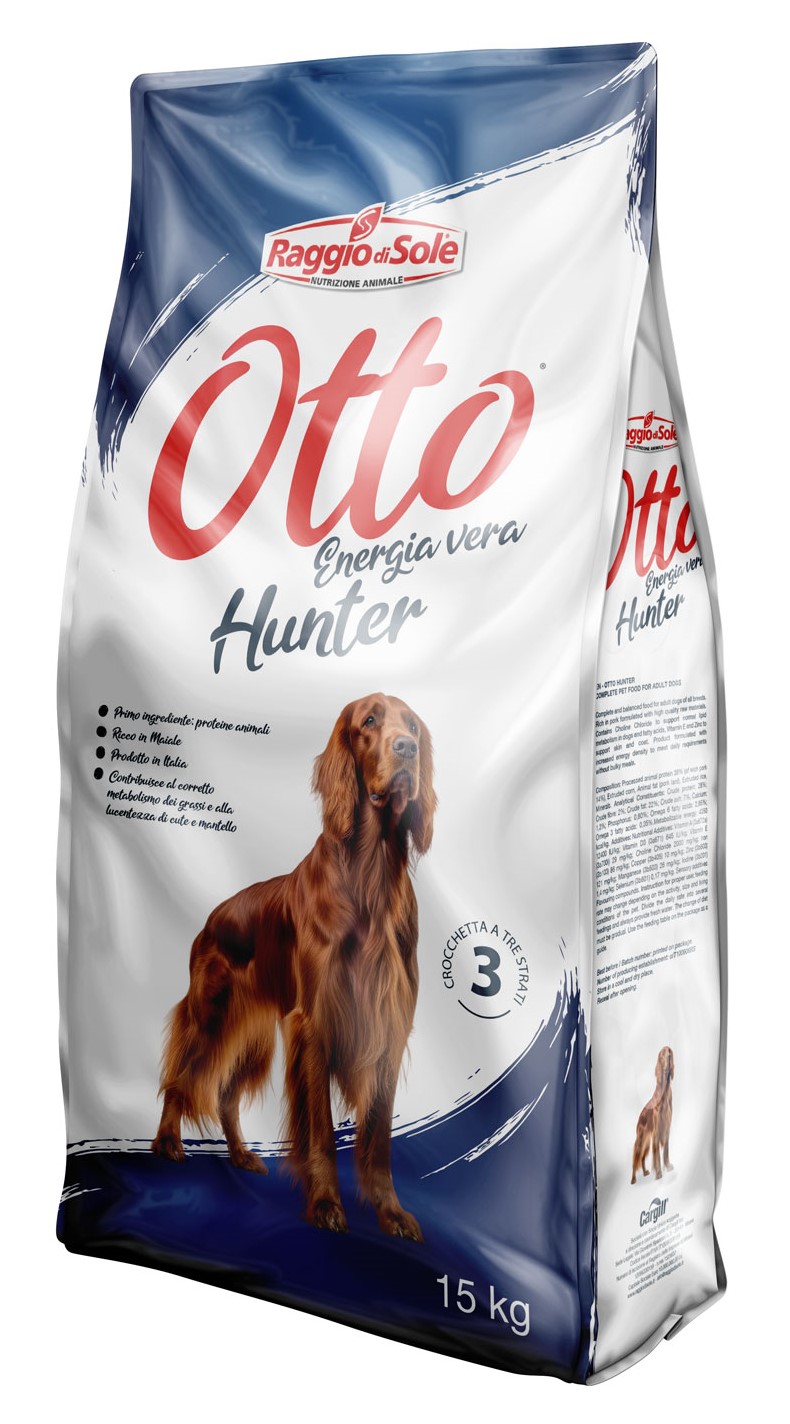 Crocchette energetiche per cani adulti attivi : Otto Hunter New